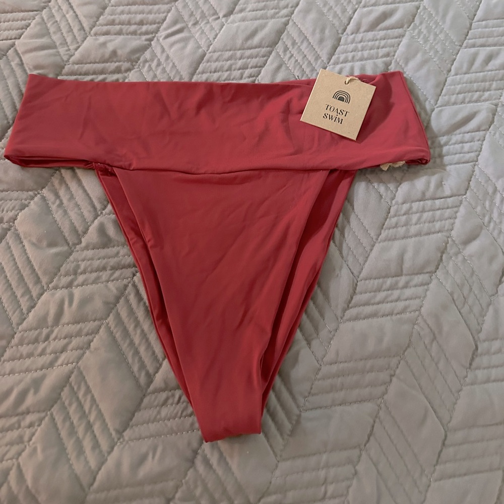 Toast swim banded waist bikini bottom